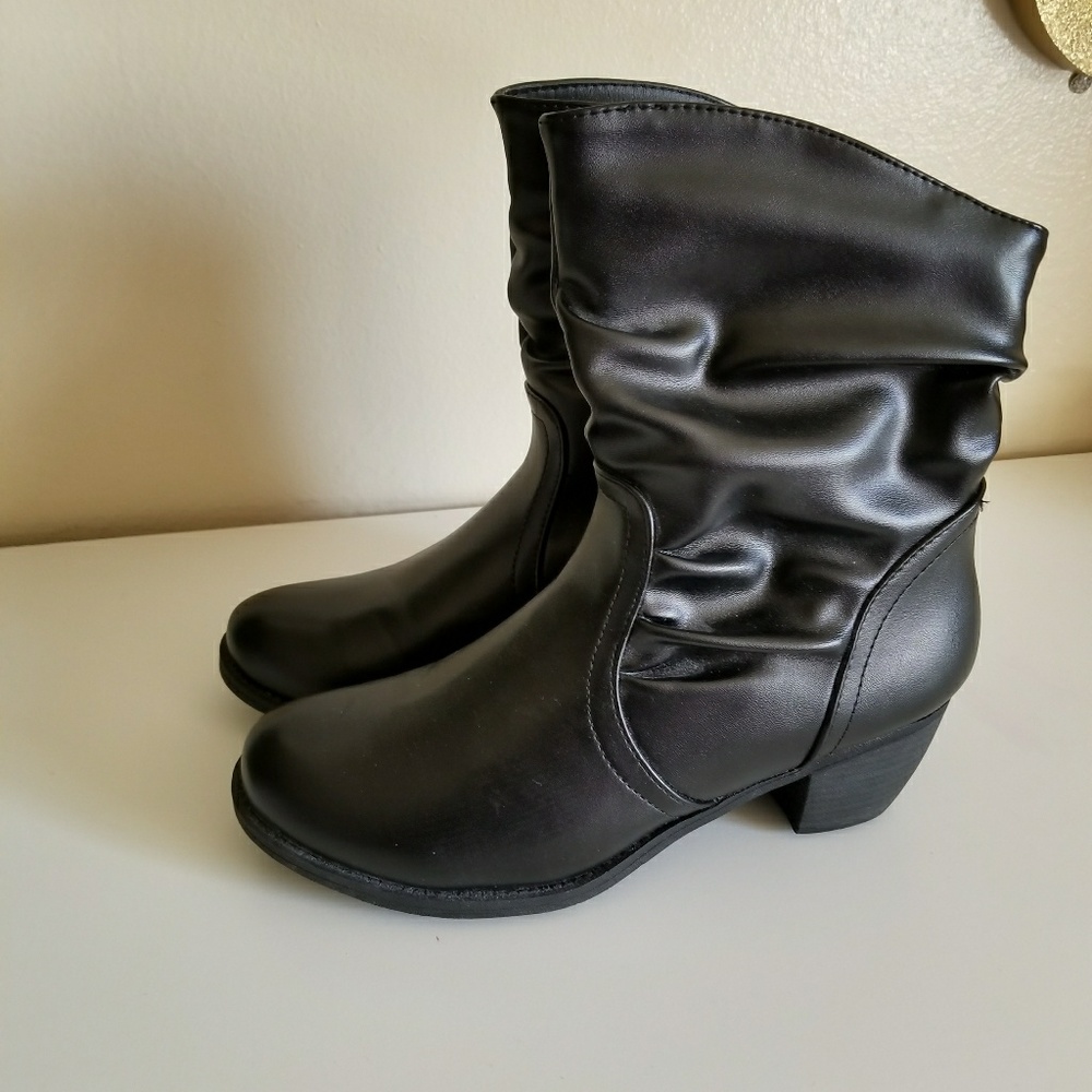black boots